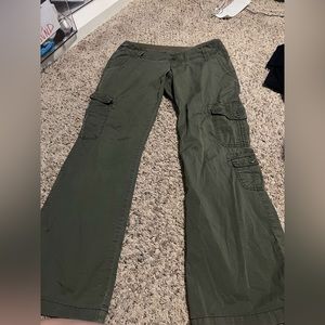 Green cargo pants